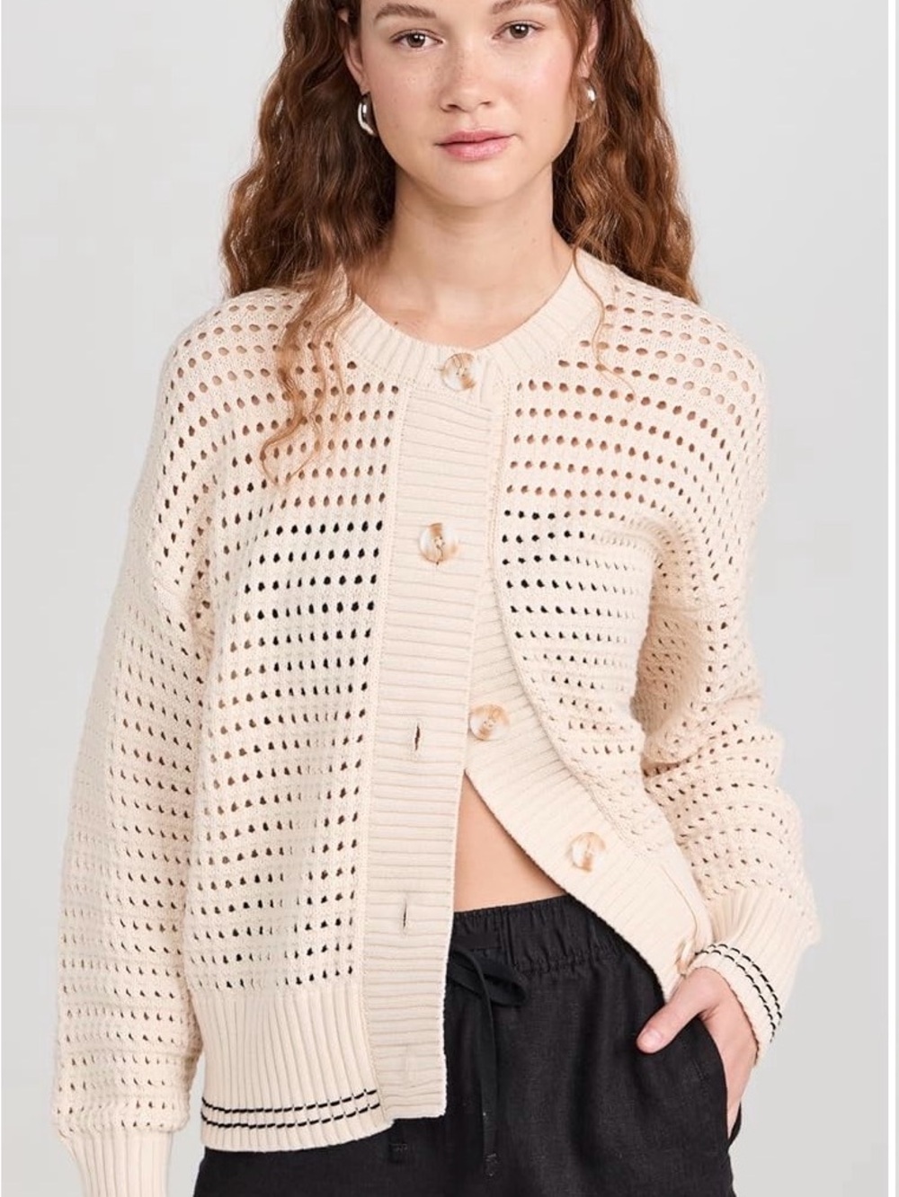 Varley Kris Relaxed Fit Knit Jacket